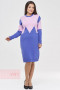 Платье женское 182-2384 Фемина (Фиолетовый/розовый)