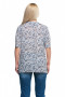 Блуза "Олси" 1610012/1 ОЛСИ (Серый/синий)
