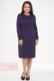 Платье женское 182-2321 Фемина (Фиолетовый/черный)