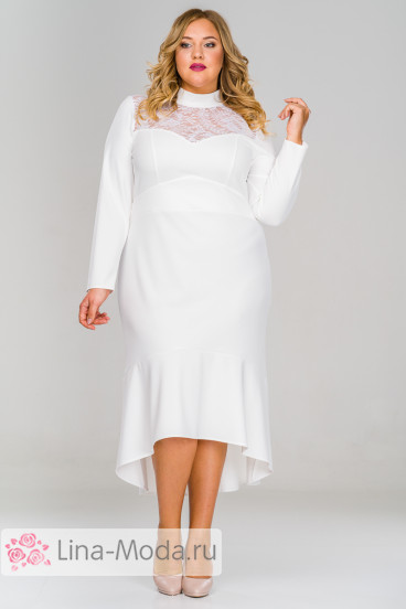 Платье 1516605 ЛаТэ (Белый)