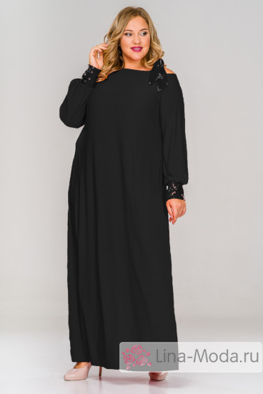 Платье 1517501 ЛаТэ (Черный)