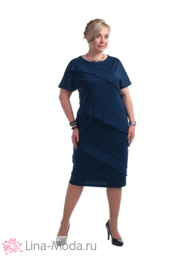 Платье "Олси" 1305011.2 ОЛСИ (Синий)