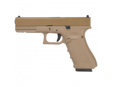 Страйкбольный пистолет (WE) GLOCK 17 Gen.4 MOS GBB (TAN)