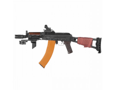 Страйкбольный автомат (AirsoftSports) LCT АКС-74У Wood (UP) LCKS74UN AS30